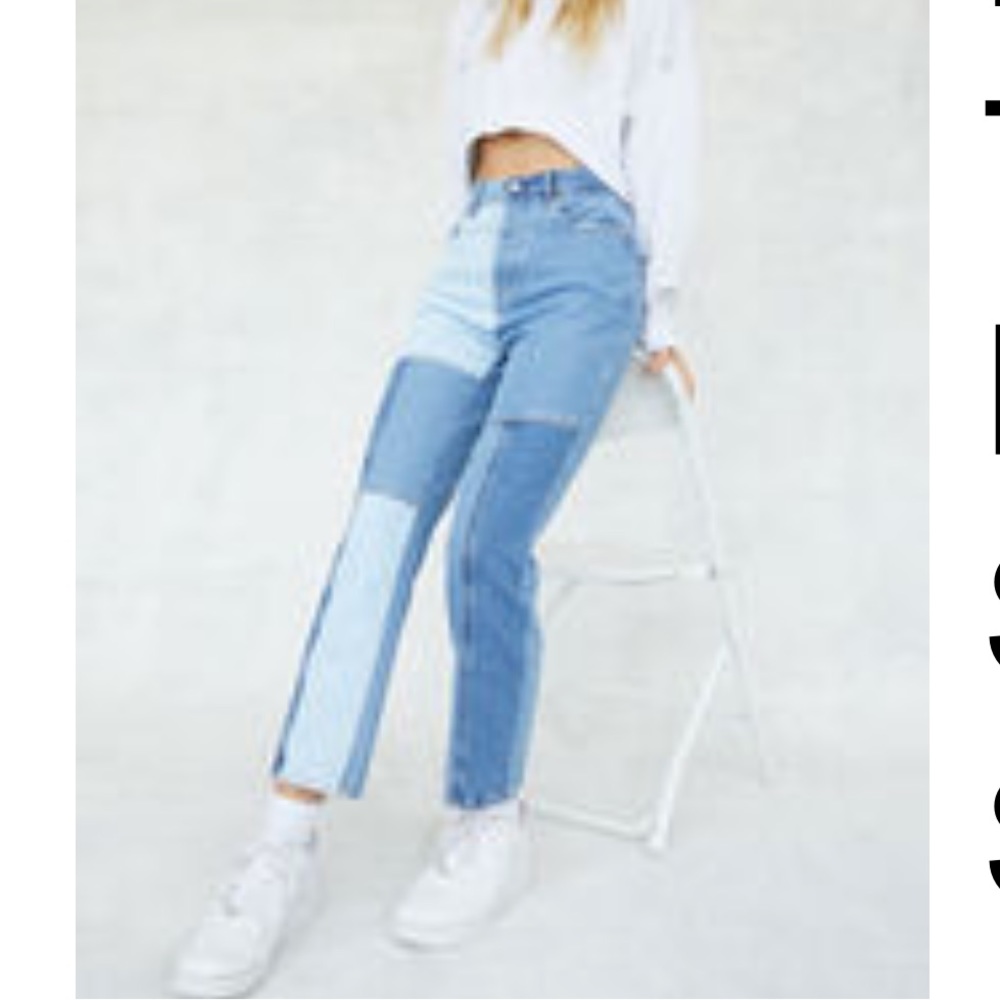 Pacsun Color Block Jeans